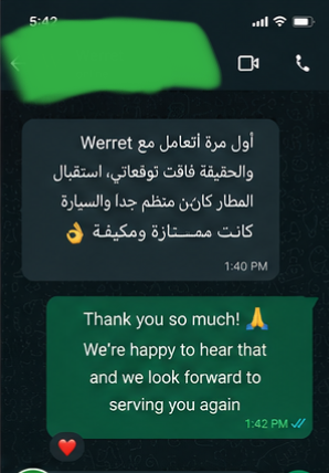 Weret Customer Review